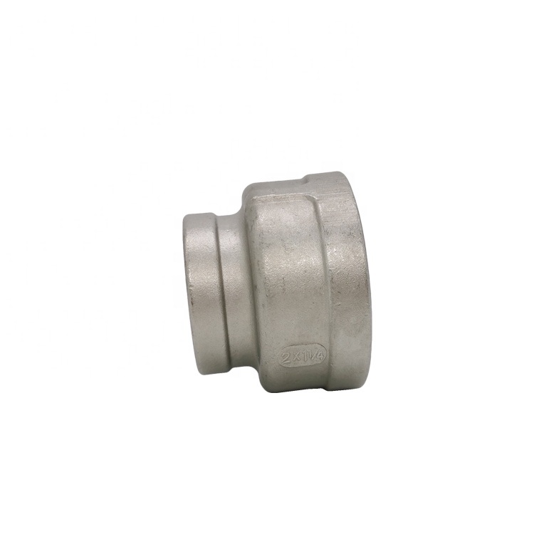 AISI/ANSI/DIN/JIS 316 Stainless Steel NPT Threaded Reducing Socket Banded Stainless Steel Pipe Fittings Indoor/Outdoor Reducer/Coupling//Pipe/Quick Joint