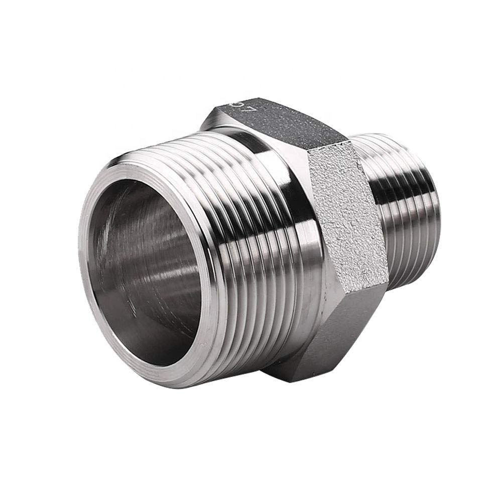 Customized 11/4 Stainless Steel Pipe Hex Reducing Nipple Fitting, Sanitary Pipe Union