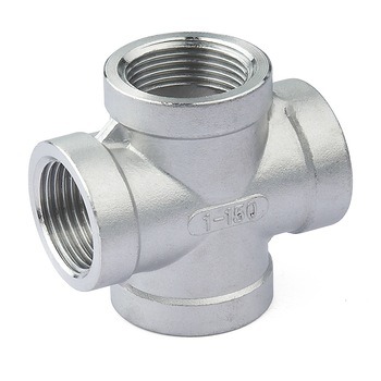 Sanitary Malleable Cross Stainless Steel Pipe Fitting 1/2