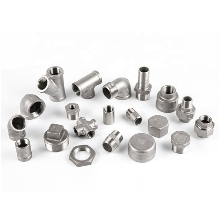 S304 SS316 Stainless Steel Pipe Fittings Female Thread 90 Degree Elbow