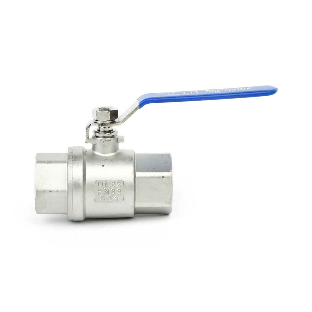 All Size DIN3202-M3 2PC Bsp Threaded CF8m Stainless Steel Ball Valves Chemical Industry, Paper Making Industry, Pharmaceuticals Industry