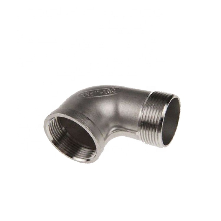ANSI/DIN/ASME/DIN Standard Sanitary Stainless Steel Fittings Straight 1 Inch Bsp Thread Elbow 90 Degree Male and Female Plumbing Materials