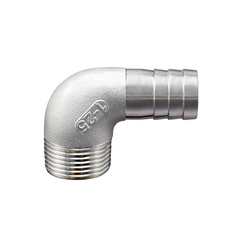 OEM Stainless Steel Female Male 90 Degree Swivel Reducing Hose Nipple Elbow Equal Used in Kitchen Bathroom Plumbing Accessories
