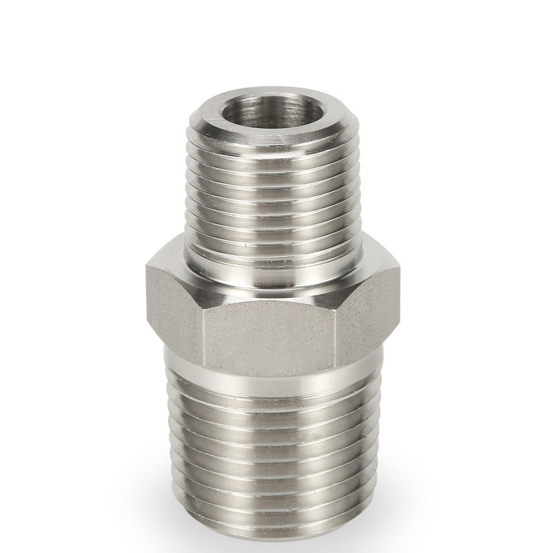 OEM Supplier Factory Direct Reducer Hex Nipple Male Thread Hexagon Nipple; Stainless Steel 304 316 Wedling Nipple Used in Plumbing Fitting Joint Accessories
