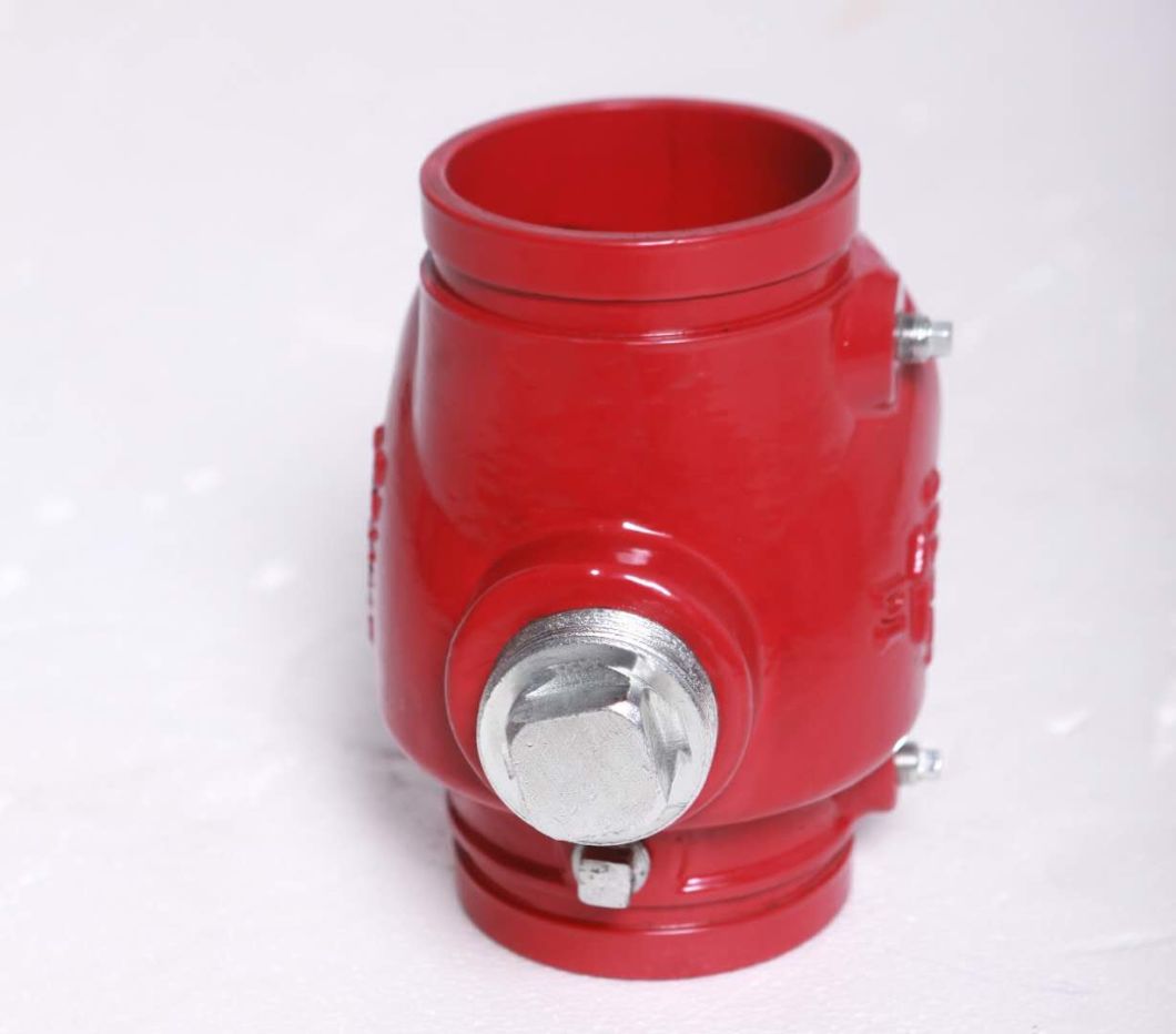 Tianjin Junya Manufacture UL/FM Approved Fire Protection Grooved Type Ductile Iron Swing Check Valve
