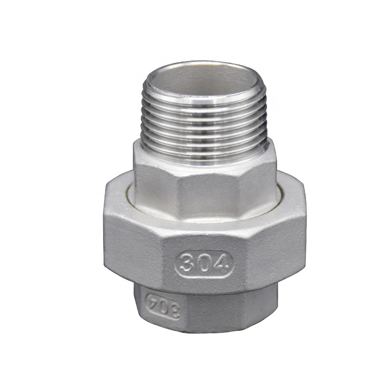 OEM Factory Direct Market Female Male Thread Casting Stainless Steel 304 Flexible Reducer Union Plumbing Accessories Pipe Connector Coupling Adapter Fitting