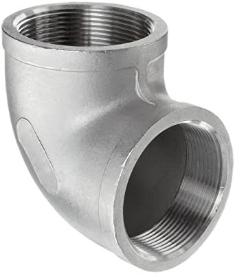 Eom Factory Direct 1/8 Malleable Cast Iron Carbon 90 Degree Elbow Stainless Steel Pipe Fittings