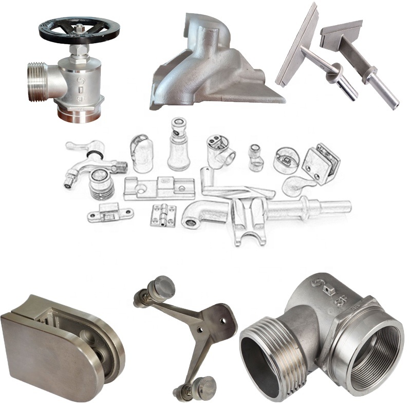 Junya OEM Supplier Investment Casting Factory Direct Stainlesss Steel 304 316 Precision Casting Accessories CNC Machine Materials