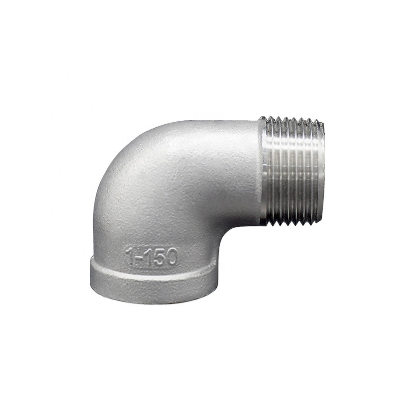 Full Port Stainless Steel 304 316 Customized Casting Connector 90 Degree Street Bend Pipe Elbow Fitting Plumbing Accessories