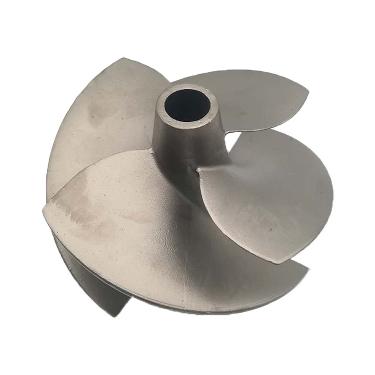OEM High Precision Lost Wax Investment Casting Stainless Steel Marine Boat Propeller 4 Blade Type