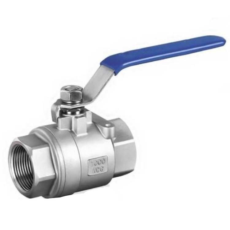 PTFE Seal Stainless Steel 2PC 1/4'' 1'' NPT Bsp Price Ball Valve for Water Treatment System/Plumbing