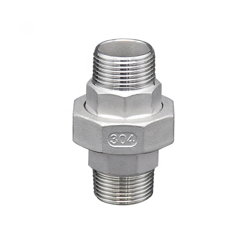 Sanitary Grade Connector Stainless Steel 304 316 Bsp NPT G BSPT Threaded Casting Pipe Fittings PPR Male Clamp Union Plumbing Accessories