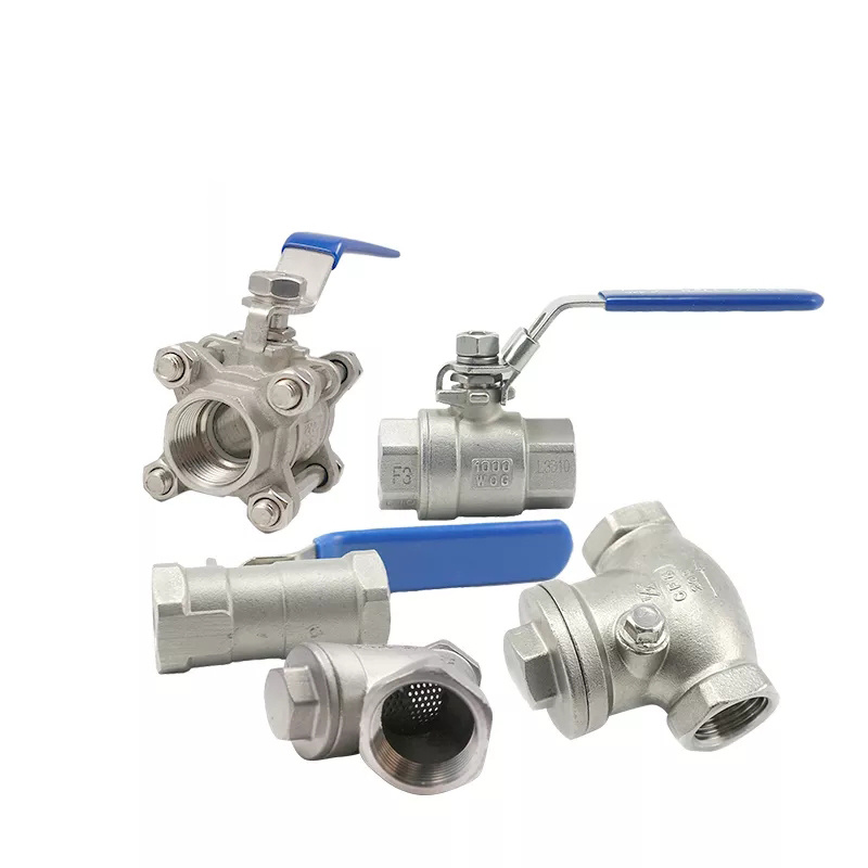 Junya Sanitary OEM Supplier Thread End Female Male Manufacturer Stainless Steel 304 316 2PC Ball Valve Used in Water, Oil, Gas Plumbing Materials