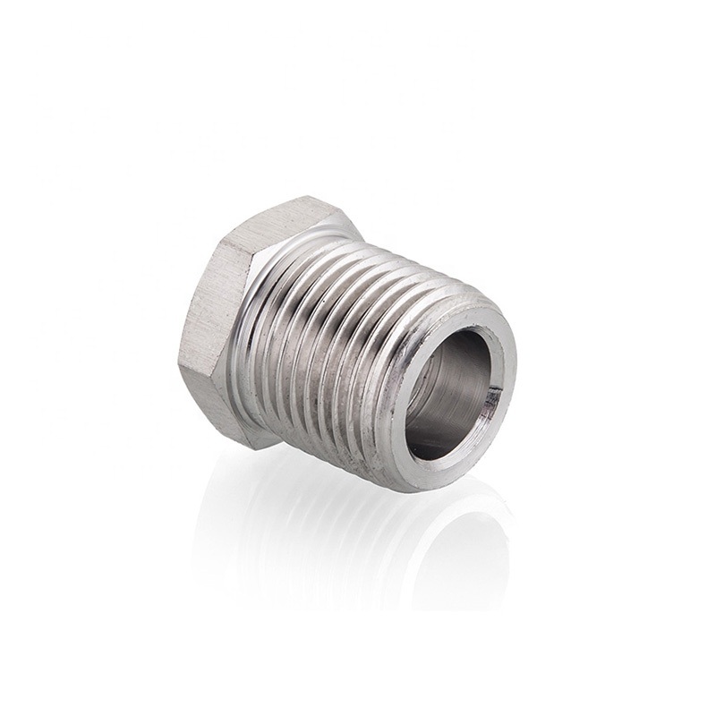 ANSI/JIS/DIN Standard Precision OEM Bsp Thread Stainless Steel Pipe Fitting Reducing Bushing Male to Female Reducer, Connector Plumbing Hardware/Accessories