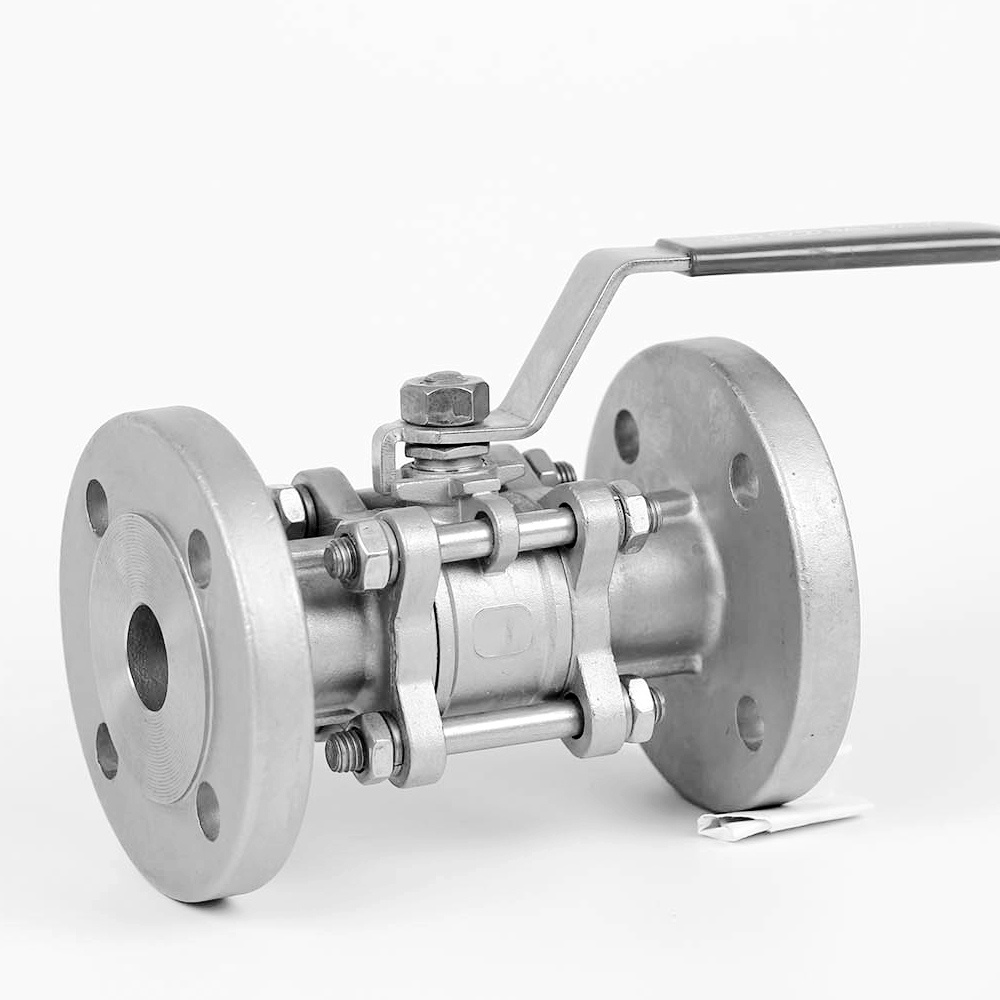 CF8/CF8m Stainless Steel Hight Quality 2PC Flanged Ball Valve 4