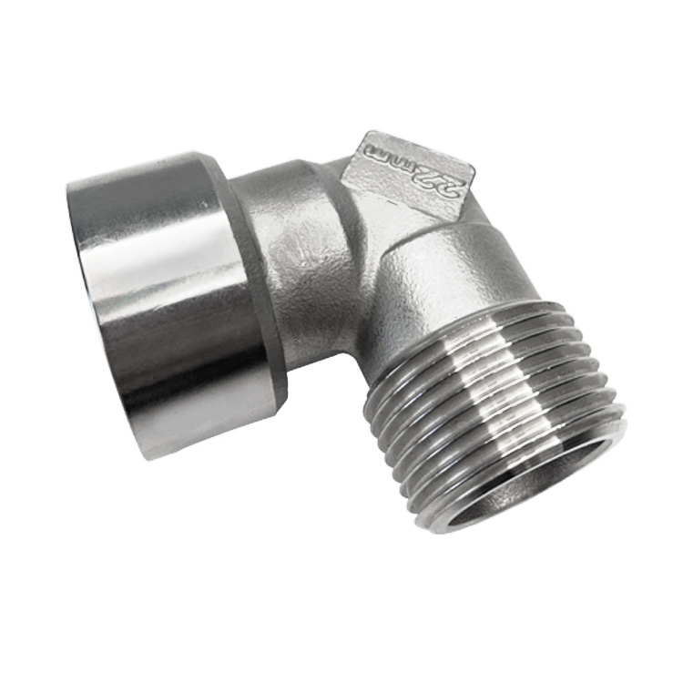 PED Sanitary Investment Casting Stainless Steel Elbow Pipe Fitting Lost Wax Casting with Polish