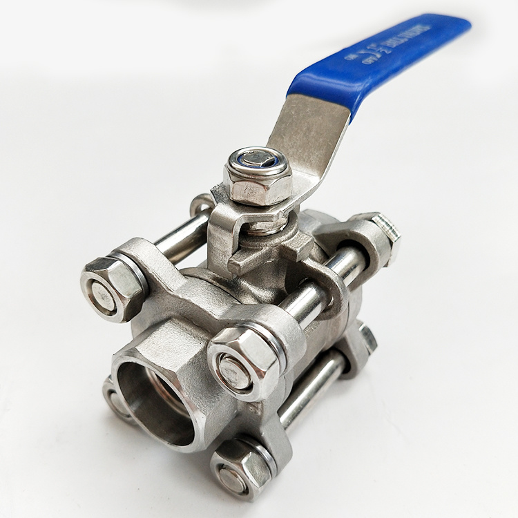 1/4 Inch High Quality Factory Direct 1000 Wog Stainless Steel 3 Piece Socket Weld Ball Valve with Locking