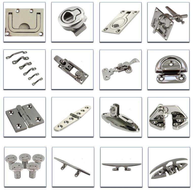 OEM Supplier Factory Direct Boat 316 Stainless Steel Marine Hardware Shade Sail Awning Accessories Used in Ship, Marine, Boat, Sailboat, Yacht